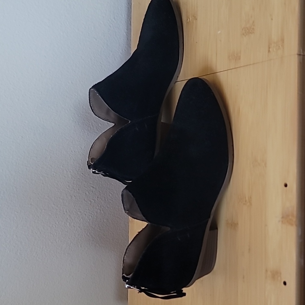 Suede ankle boots